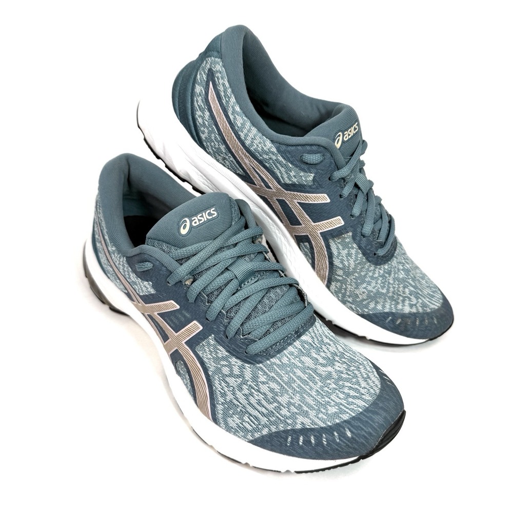 ASICS Gel-Kumo Lyte Womens 9 Grey Floss Champagne Running Shoes 1012A572